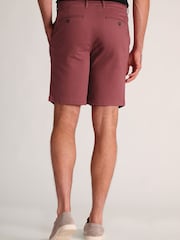 Brook Taverner Pink Textured Stretch Cotton Chino Shorts - Image 2 of 4