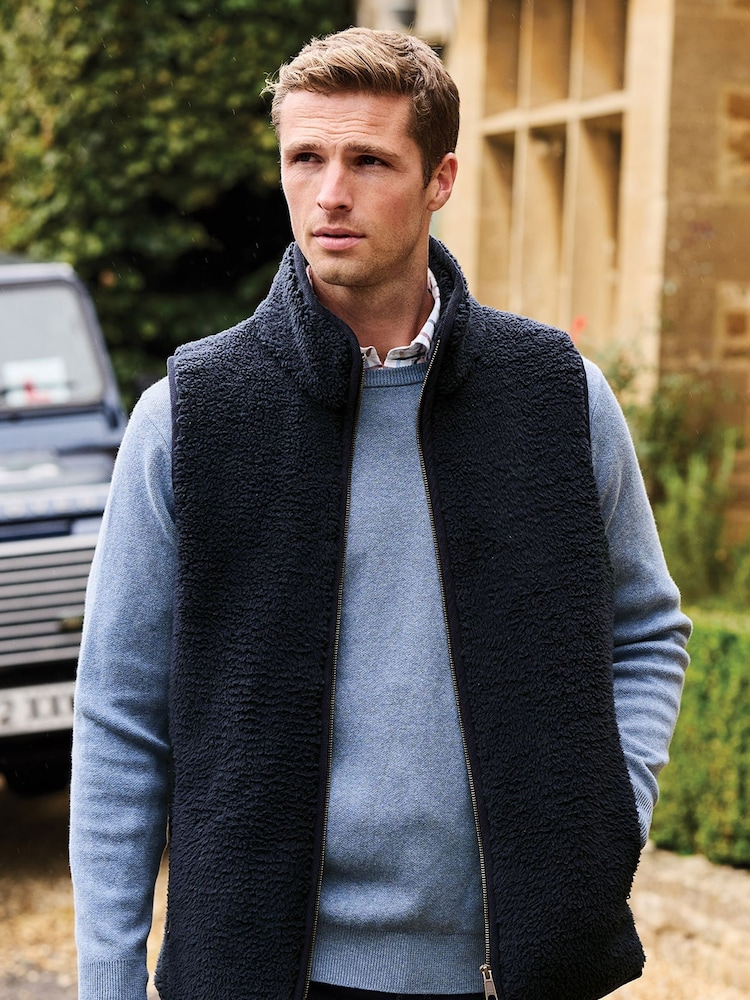 Brook Taverner Fleece Quilted Gilet - Image 1 of 8