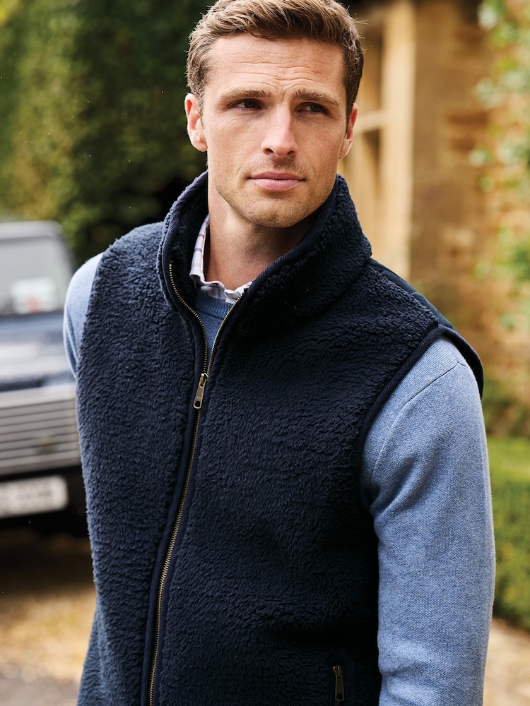 Brook Taverner Fleece Quilted Gilet - Image 2 of 8