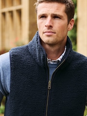Brook Taverner Fleece Quilted Gilet - Image 3 of 8