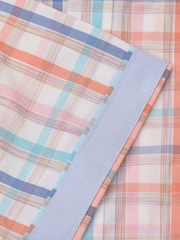 Brook Taverner Orange Check Portofino Short Sleeve Shirt - Image 5 of 5