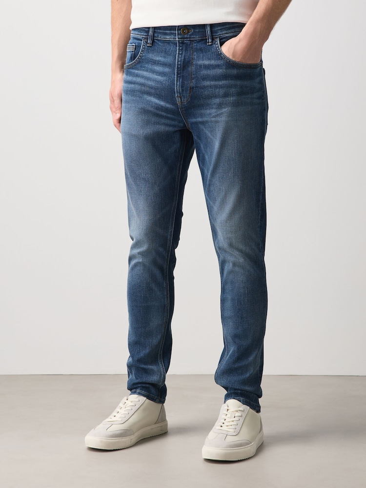 Blue Skinny Fit Authentic Stretch Denim Jeans - Image 2 of 11