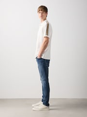 Blue Skinny Fit Authentic Stretch Denim Jeans - Image 4 of 11