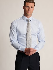 Brook Taverner Blue Fine Stripe Cotton Shirt - Image 2 of 7