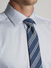 Brook Taverner Blue Satin Cotton Shirt - Image 4 of 7