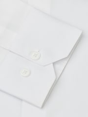 ホワイト - Brook Taverner ツイルストレッチ・コットンシャツ - 画像 7 / 7