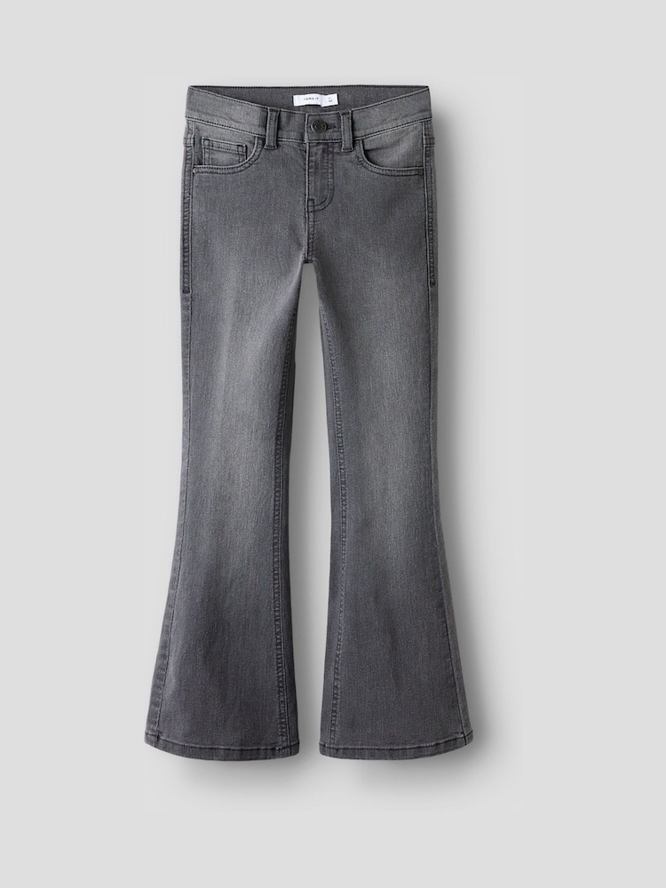 Name It Grey Polly Bootcut Jeans - Image 1 of 5