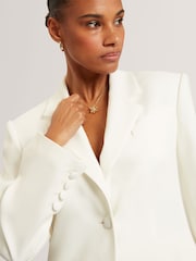 Ted Baker Cream Tailored Jacket - Image 3 of 6