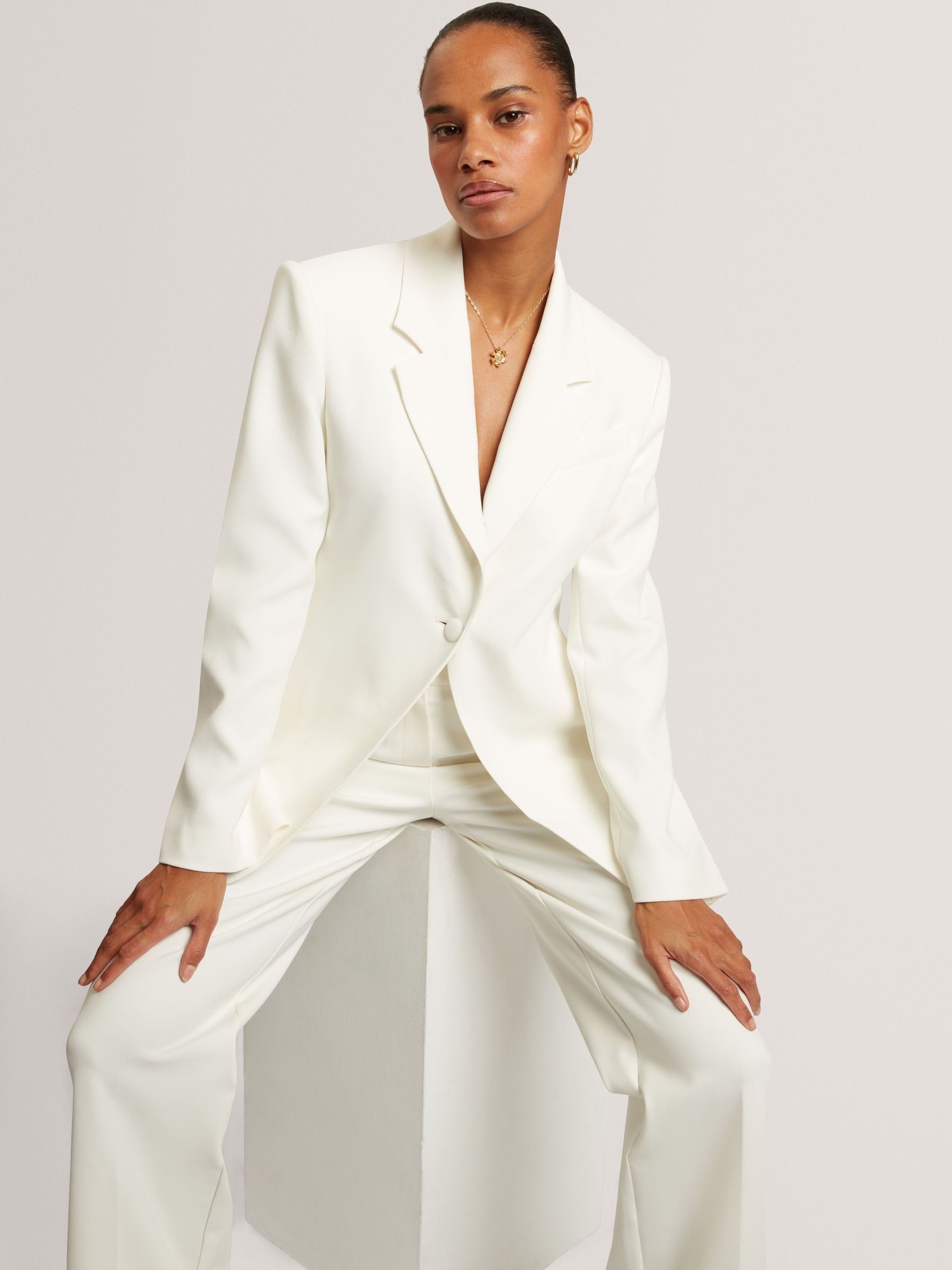 Buy Ted Baker Cream Tailored Jacket from the Next UK online shop