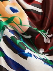 Ted Baker Black Drape Halter Neck Printed Top - Image 6 of 6