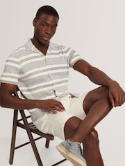 Ted Baker Πουκάμισο με κοντό μανίκι και Ριγέ, χαλαρή εφαρμογή - Εικόνα 4 από 6