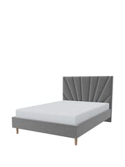 Millbrook Beds Steel Rise Luxury Velvet Frame - Image 1 of 6