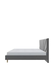 Millbrook Beds Steel Rise Luxury Velvet Frame - Image 3 of 6