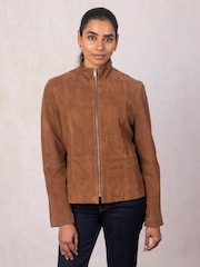 Lakeland Leather Brown Muncaster Suede Jacket - Image 1 of 6