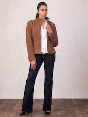 Lakeland Leather Brown Muncaster Suede Jacket - Image 3 of 6