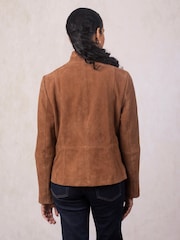 Lakeland Leather Brown Muncaster Suede Jacket - Image 4 of 6