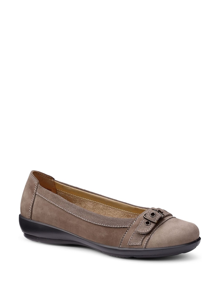 Hotter Natural Standard Fit Clovelly Slip On Mocs Loafers - Image 2 of 4 Hotter Natural Standard Fit Clovelly Slip On Mocs Loafers - Image 2 of 4