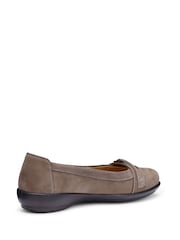 Hotter Natural Standard Fit Clovelly Slip On Mocs Loafers - Image 3 of 4