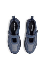 Hotter Blue Standard Fit Ravine Touch Fastening No Tech Shoes - Image 4 of 4