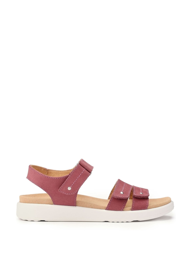 Hotter Standard Fit Venice Touch Fastening Casual Sandals - Imaginea 1 din 4