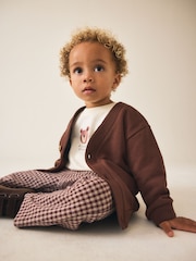 2 Tone Smart Jacket Top & Trousers Set 3 Piece (3mths-7yrs) - Image 3 of 5