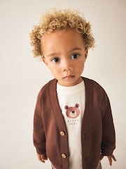 2 Tone Smart Jacket Top & Trousers Set 3 Piece (3mths-7yrs) - Image 5 of 5