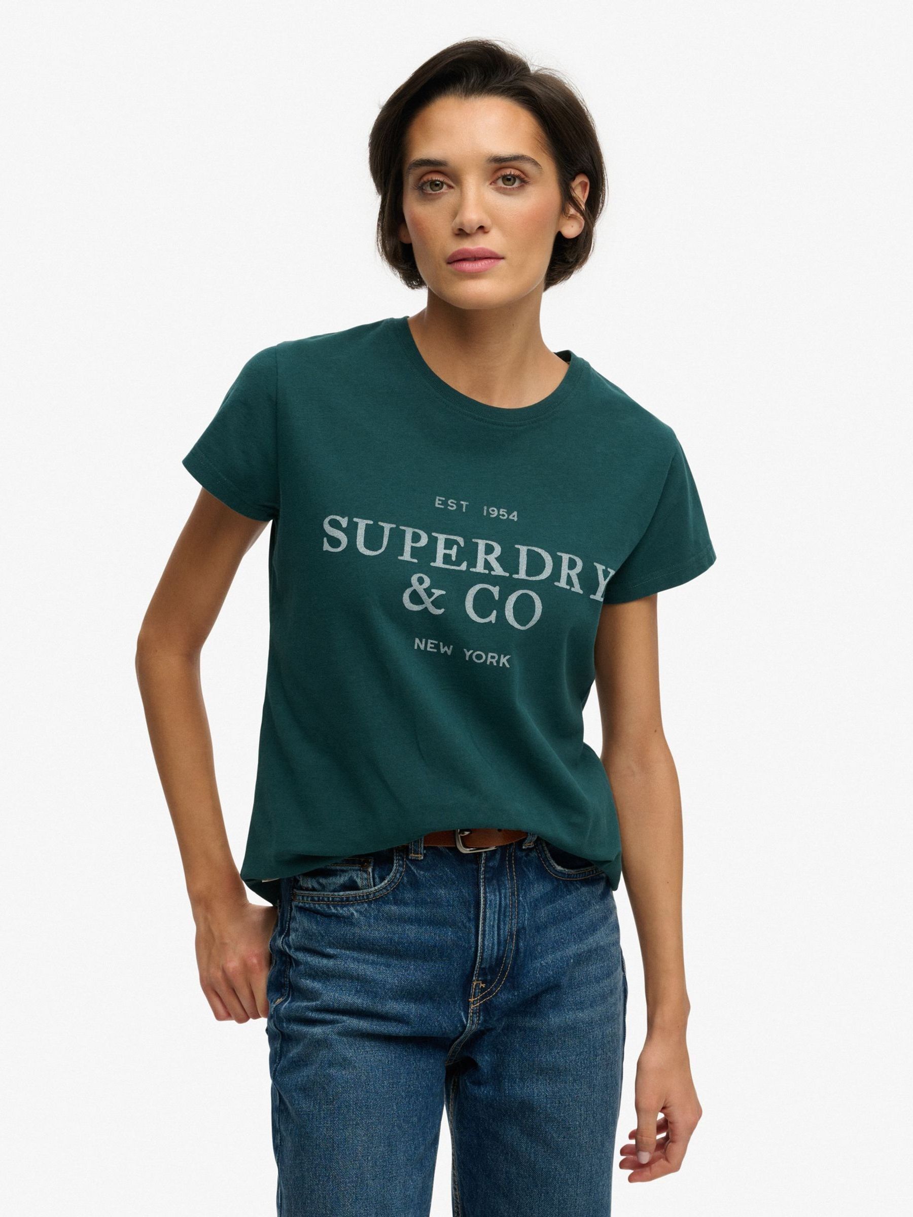 Superdry Women's Vert T-Shirt Luxe Casual - Image 2
