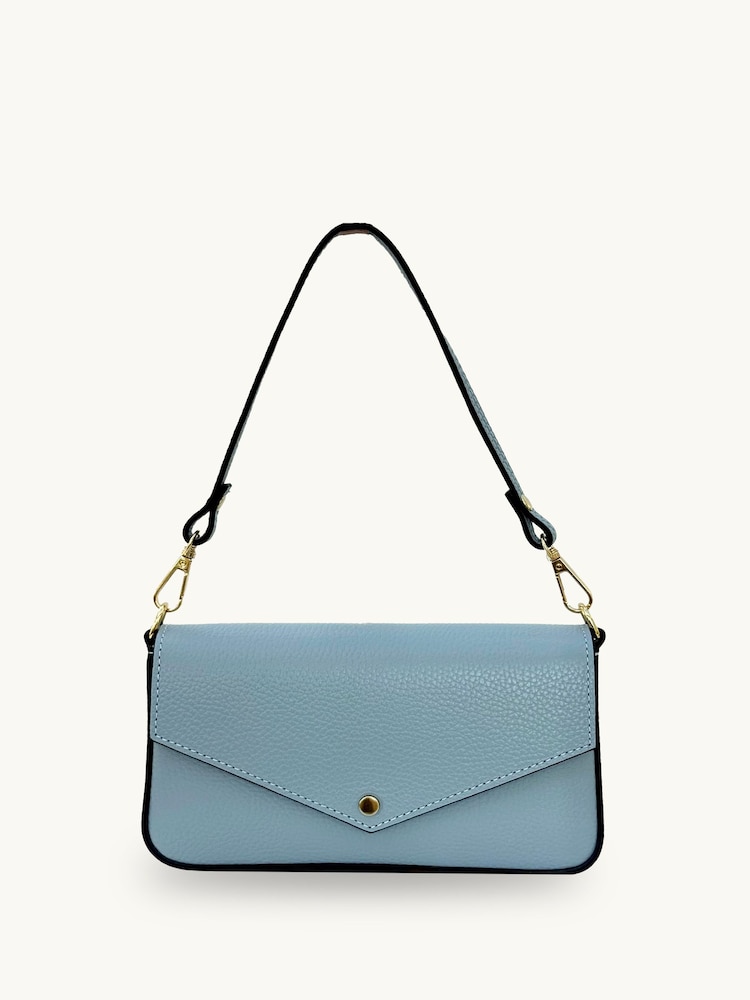Apatchy Blue The Munro Leather Shoulder Bag - Image 1 of 6