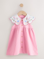 Pink Collared Summer Dress (3mths-7yrs) - Image 5 of 8