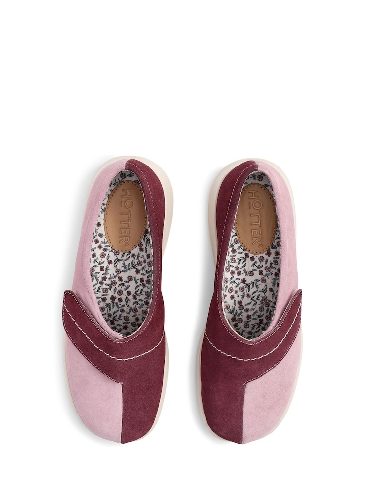 Hotter Standard Fit Wrap Touch Fastening Slippers - Imagen 3 de 3