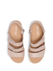 Hotter Natural Regular Fit Standard Fit Abigail Touch Fastening Casual Sandals - Image 4 of 4
