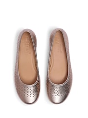 Hotter Metallic Standard Fit Livvy II Slip-On Ballets Shoes - Image 4 of 4