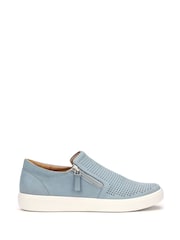 Hotter Blue Daisy Zip Cupsole Shoes - Image 1 of 4