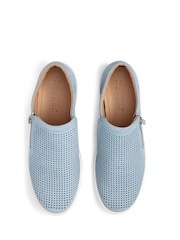 Hotter Blue Daisy Zip Cupsole Shoes - Image 4 of 4