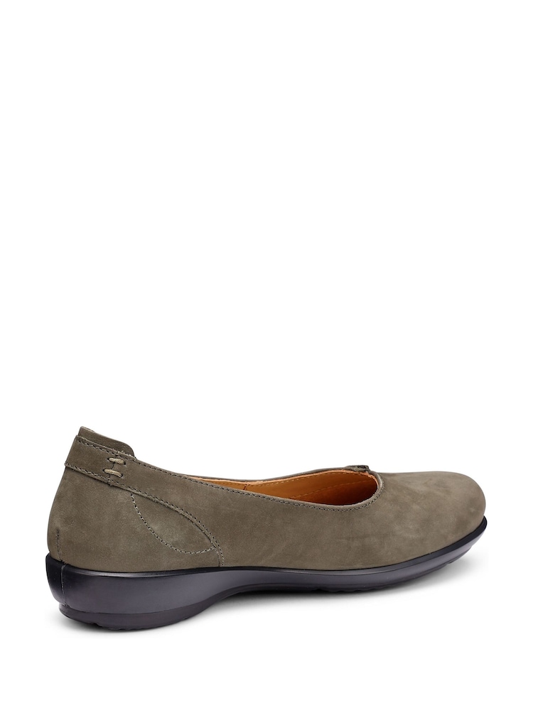 Hotter Green Wide Fit Robyn II Slip-On Ballet Shoes - Image 2 of 4
