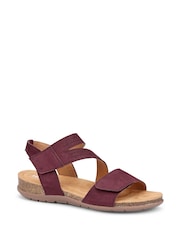 Hotter Red Standard Fit Ruen Touch Fastening Casual Sandals - Image 2 of 4