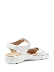 Hotter White Wide Fit Leah II Touch-Fastening Casual Sandals - Image 3 of 4