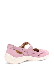 Hotter Purple Wide Fit Quake II Touch-Fastening Mary Janes Shoes - Image 3 of 4