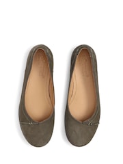 Hotter Green Standard Fit Robyn II Slip-On Ballets Shoes - Image 4 of 4