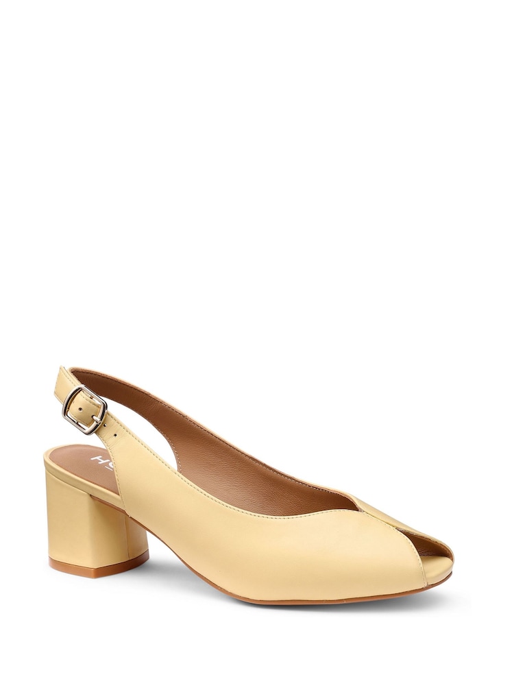 Hotter Yellow Standard Fit Studio Buckle Formal Shoes - Image 2 of 4 Hotter Yellow Standard Fit Studio Buckle Formal Shoes - Image 2 of 4