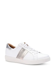 Hotter White White Extra Wide Fit Switched Lace-Up Cupsole Shoes - Image 2 of 4