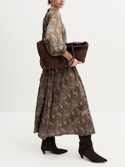 Emme Marella Brown Emmpasso Dress - Image 6 of 7