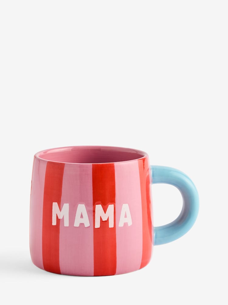Zolaqlı Mama Mug - 3şəkildən 3 şəkil