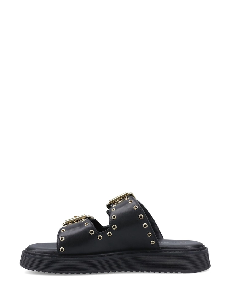 Hush Puppies Black Christine Mule Sandals - Image 2 of 5