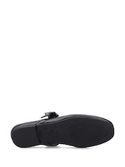 Hush Puppies Black Charlene Stud Ballerina Shoes - Image 5 of 5