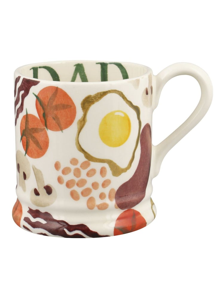 Emma Bridgewater Cream Breakfast Dad 1/2 Pint Mug - Image 1 of 4