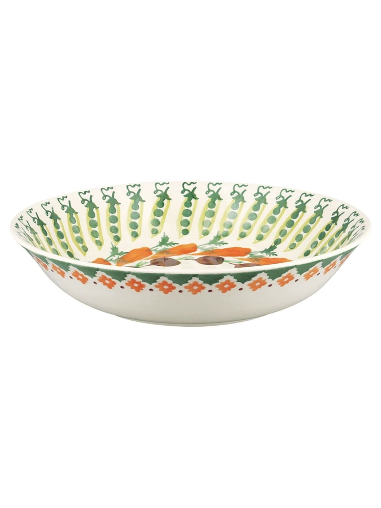 Emma Bridgewater Cream Carrots & Beets Medium Dish - Image 1 of 2