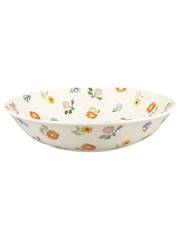 Emma Bridgewater Cream Poppies & Pinks Medium Dish - Image 1 of 3