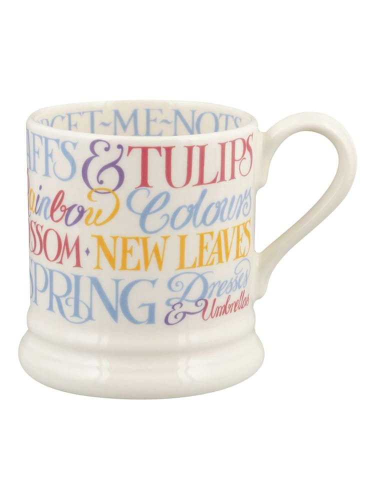 Emma Bridgewater Cream Easter Toast Daffodils & Tulips 1/2 Pint Mug - Image 2 of 5 Emma Bridgewater Cream Easter Toast Daffodils & Tulips 1/2 Pint Mug - Image 2 of 5