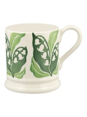 Emma Bridgewater Cream Lily Of The Valley 1/2 Pint Mug - Image 1 of 4
